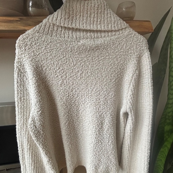 Umgee Cozy Cowl Neck Sweater with Bell Sleeves - Picture 3 of 7